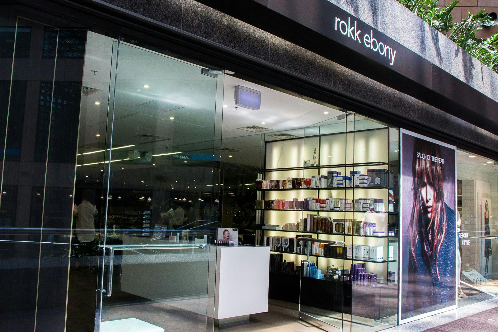 Rokk Ebony Melbourne CBD Haircut and Hairdressing Bookwell