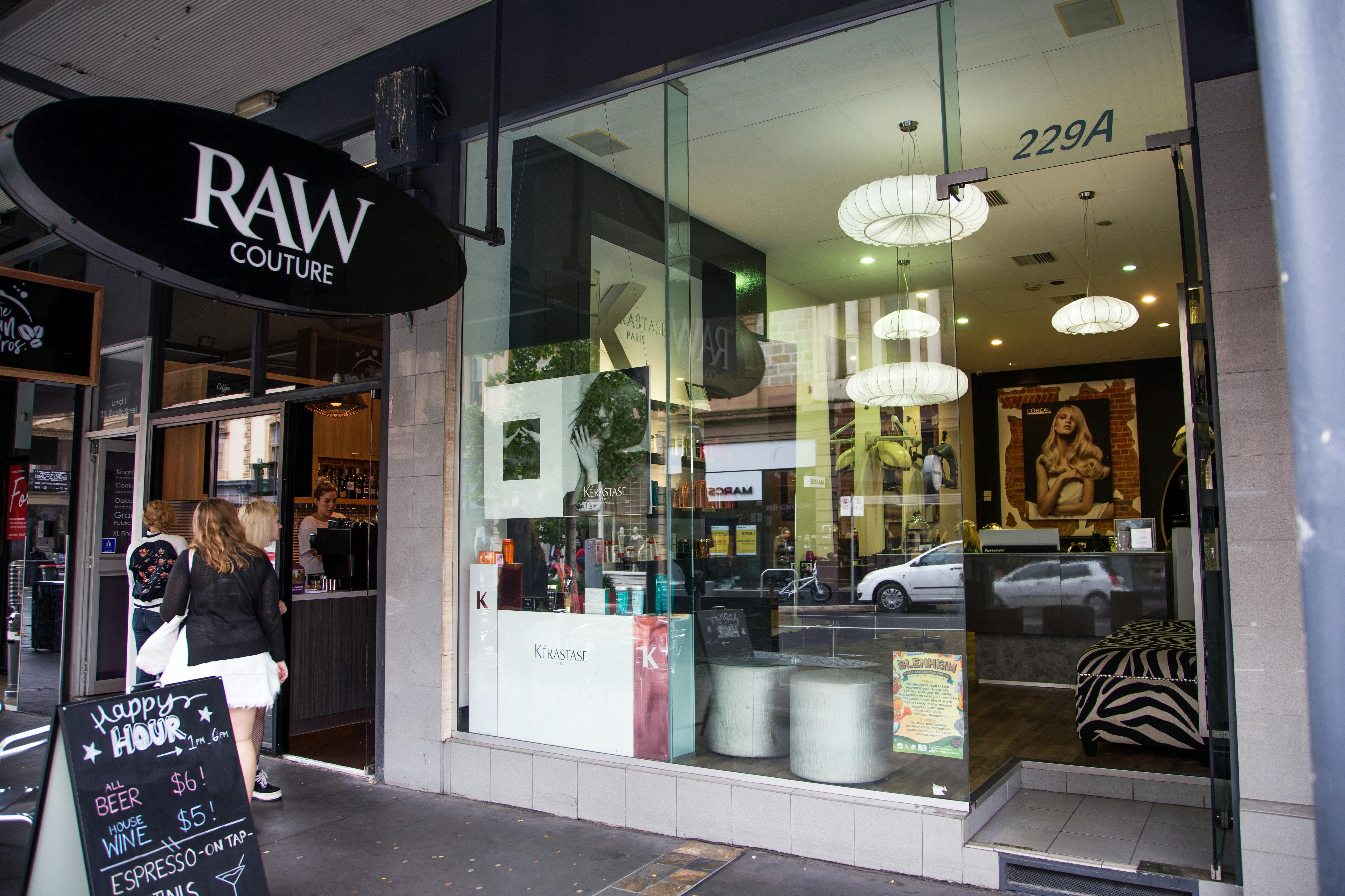 Raw Couture Adelaide Cbd Haircut And Hairdressing Book Online Bookwell