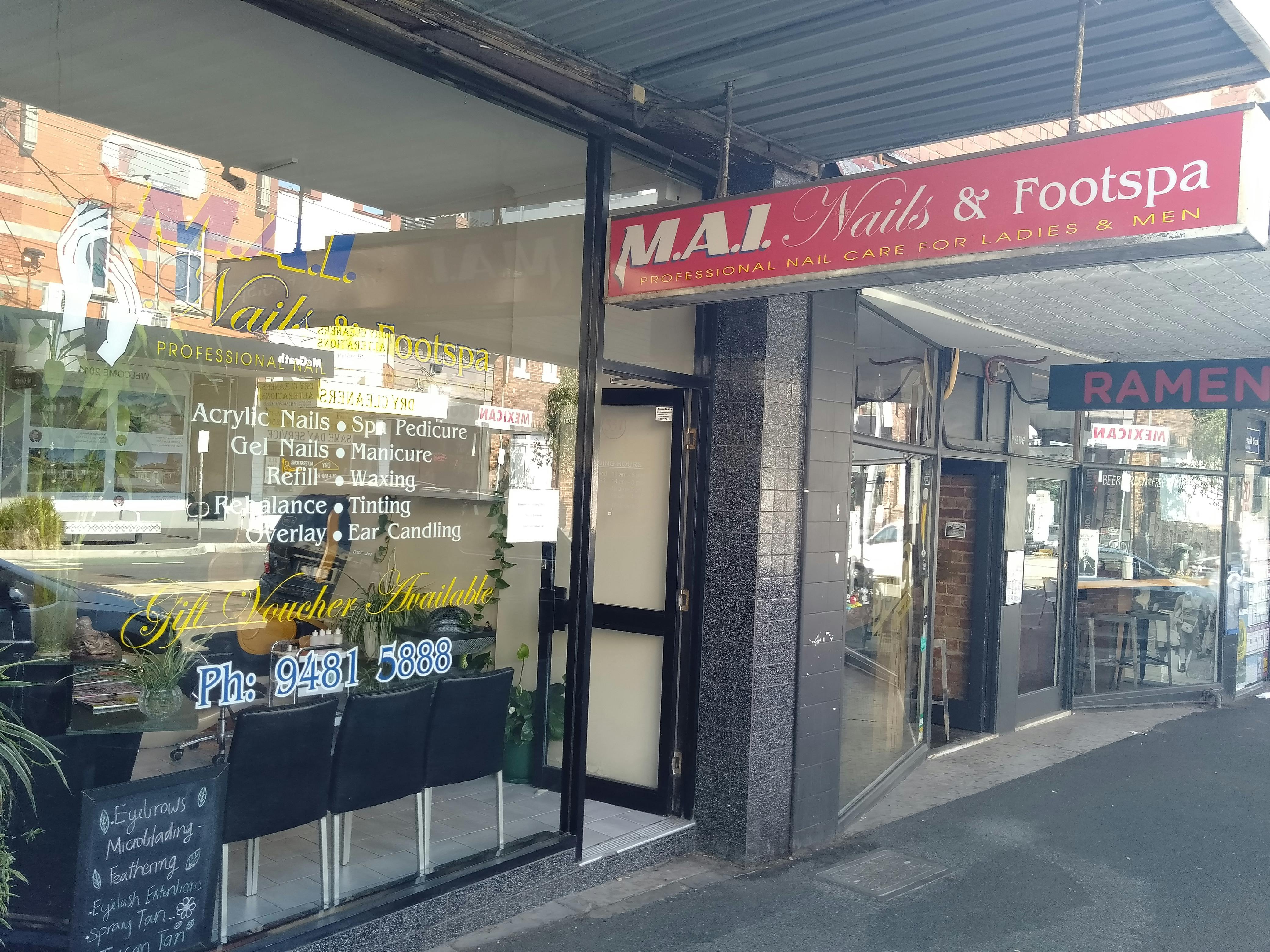 M.A.I. Nails & Footspa Northcote Nails Bookwell