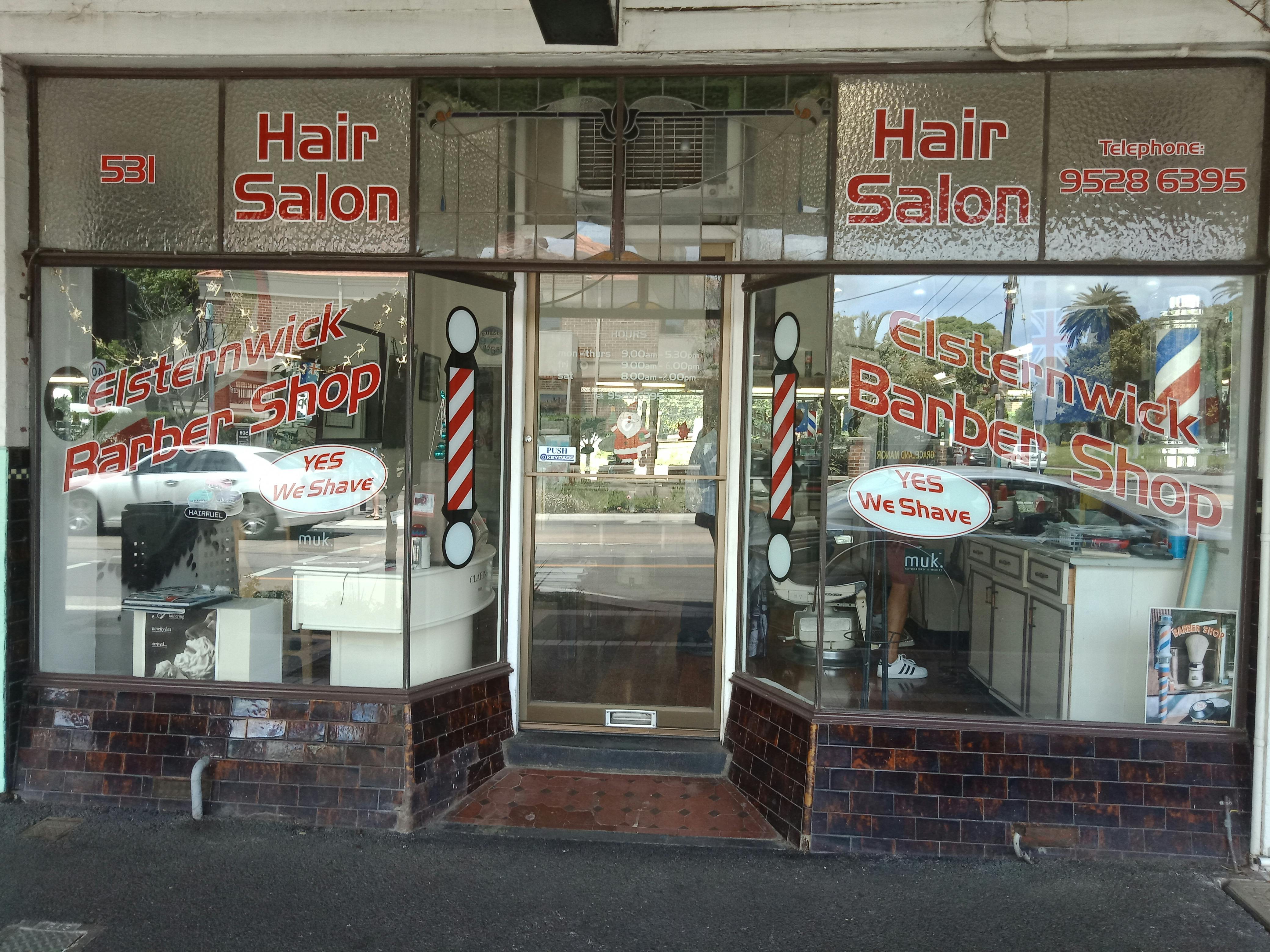 Sammy Barber Shop Elsternwick Haircut and Hairdressing Bookwell