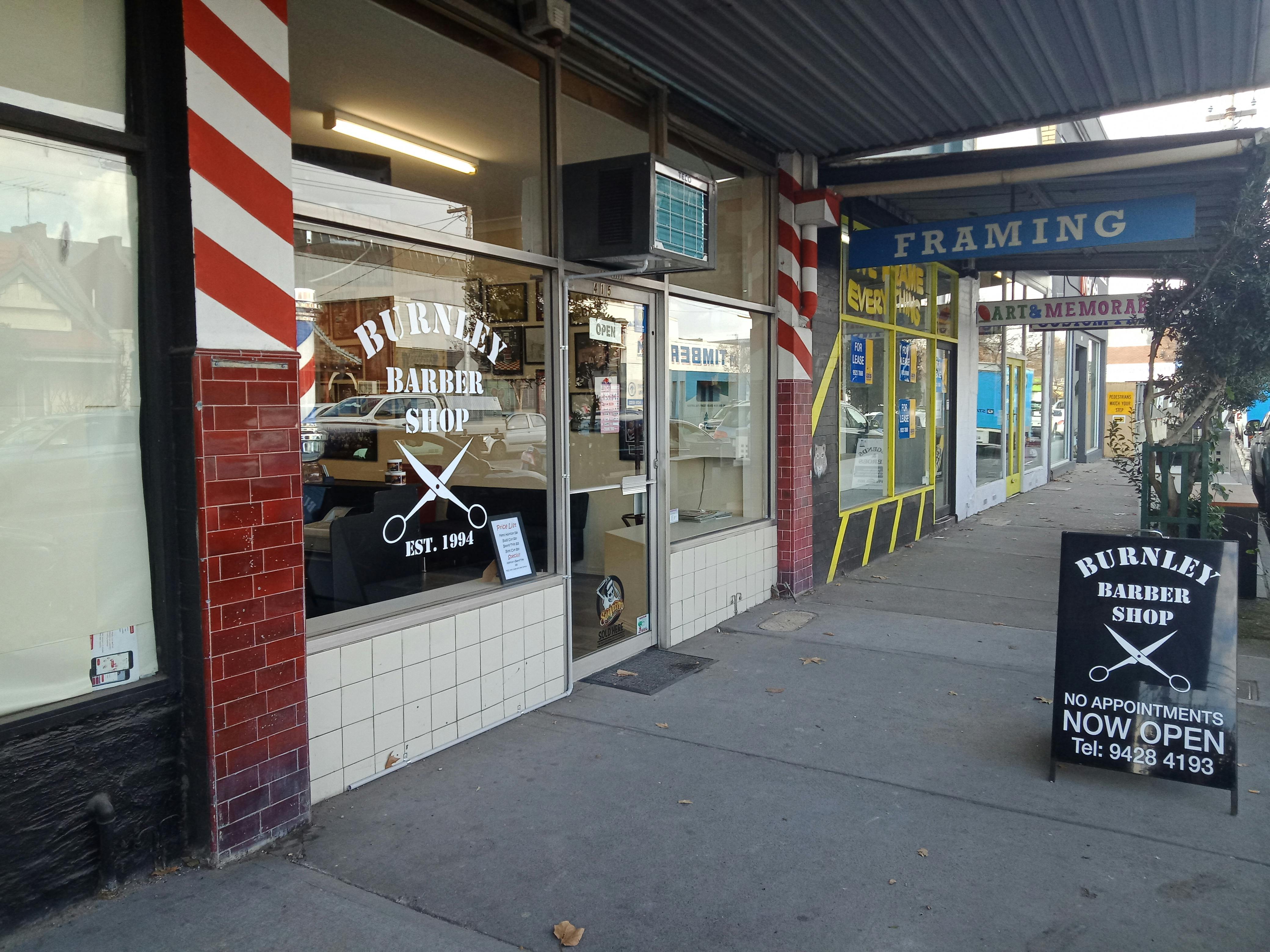 Burnley Barber Shop Richmond Haircut and Hairdressing Bookwell