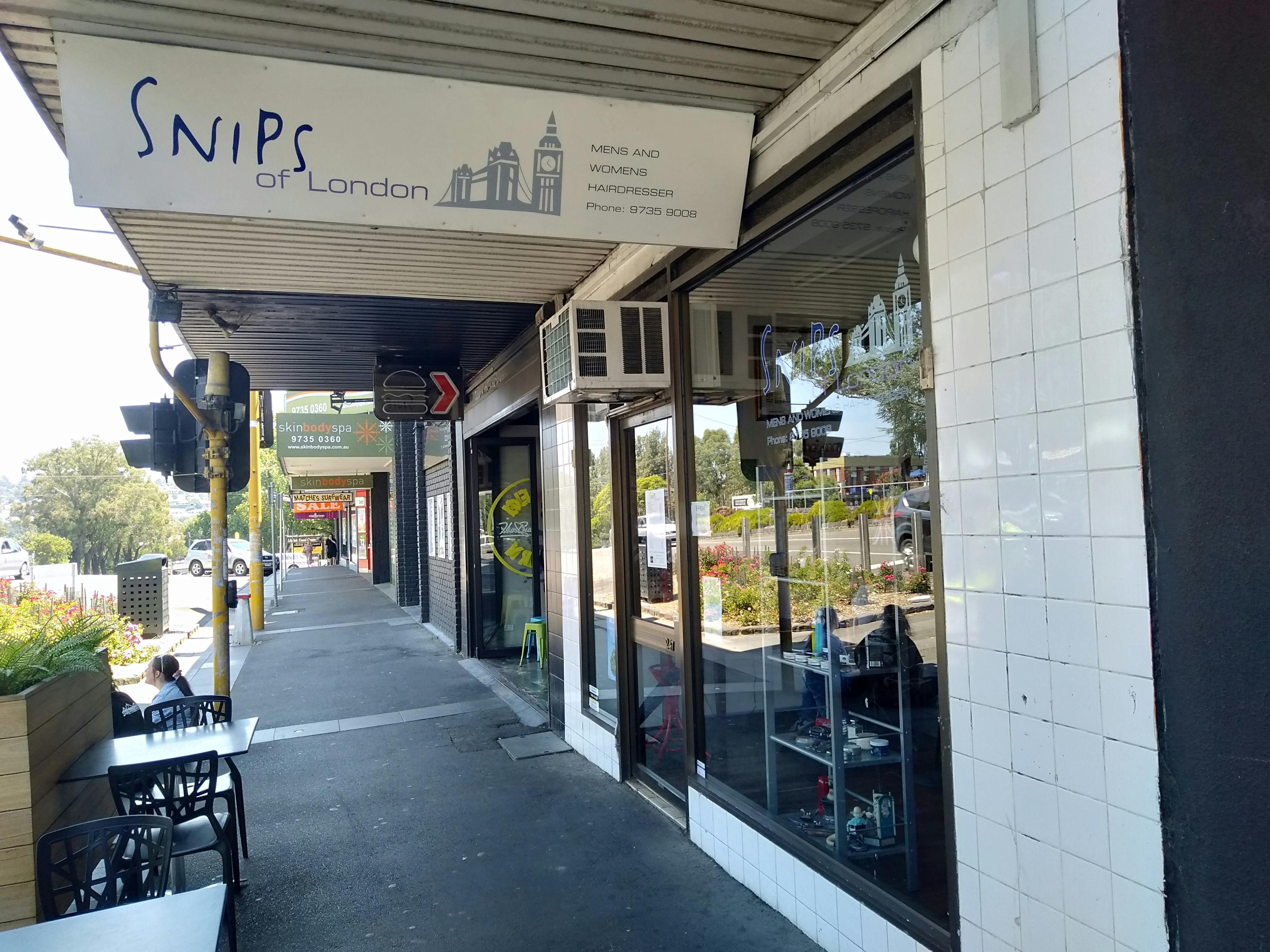 Snips Of London Lilydale Haircut and Hairdressing Bookwell