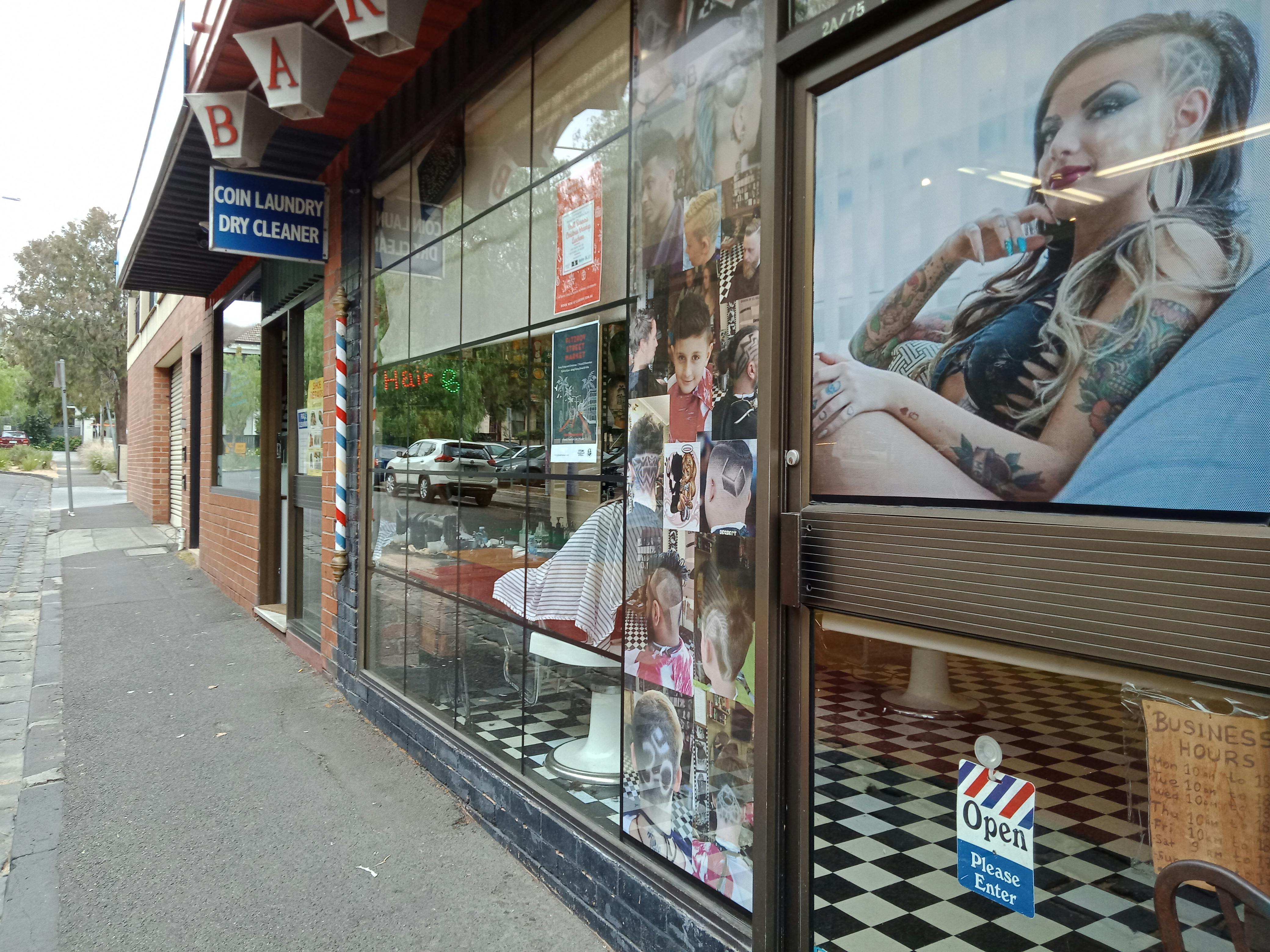 Oliver's Barber Shop St Kilda Haircut and Hairdressing Bookwell