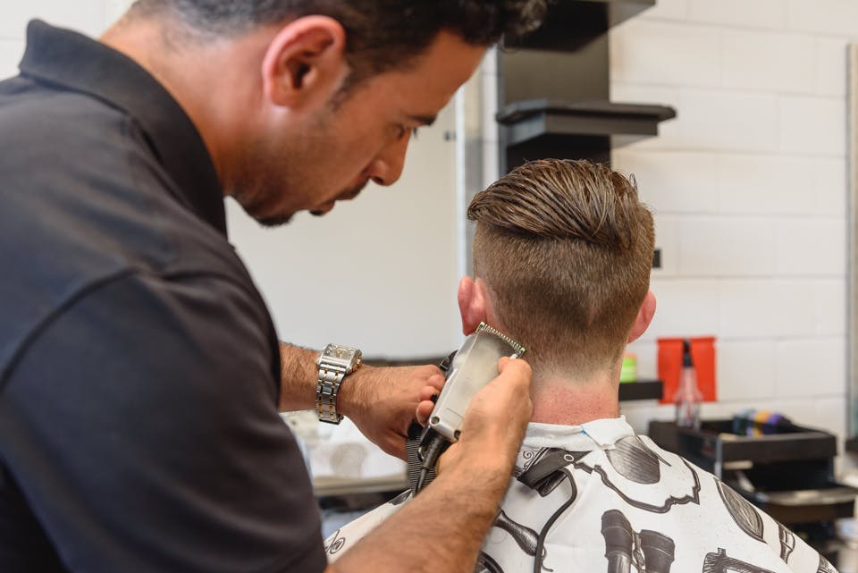 High Barber Shop Haircut and Hairdressing Barbers Bookwell