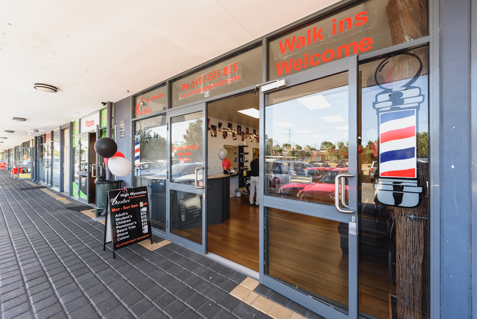 High Barber Shop Haircut and Hairdressing Barbers Bookwell