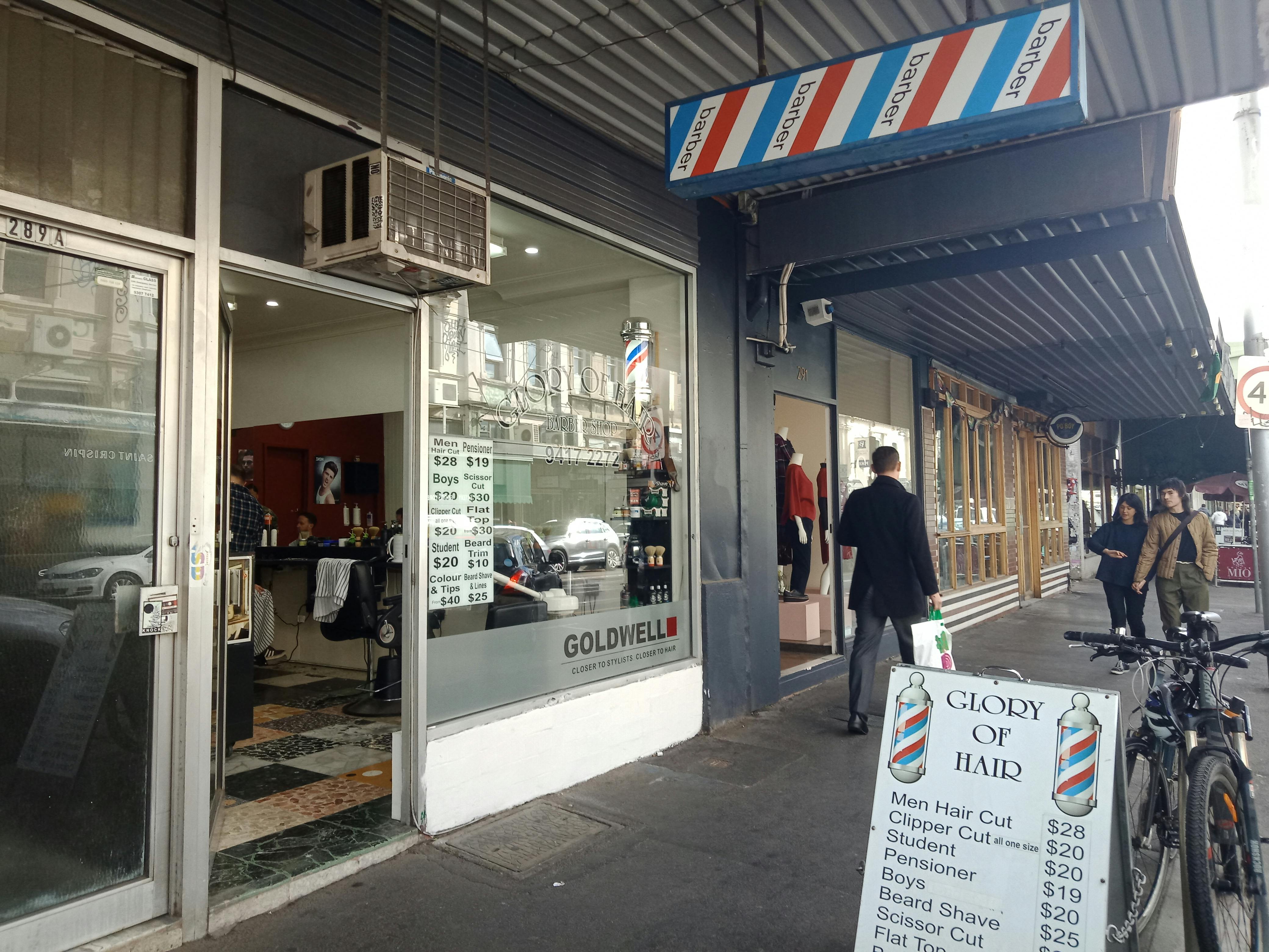 Glory of Hair Fitzroy Haircut and Hairdressing Bookwell