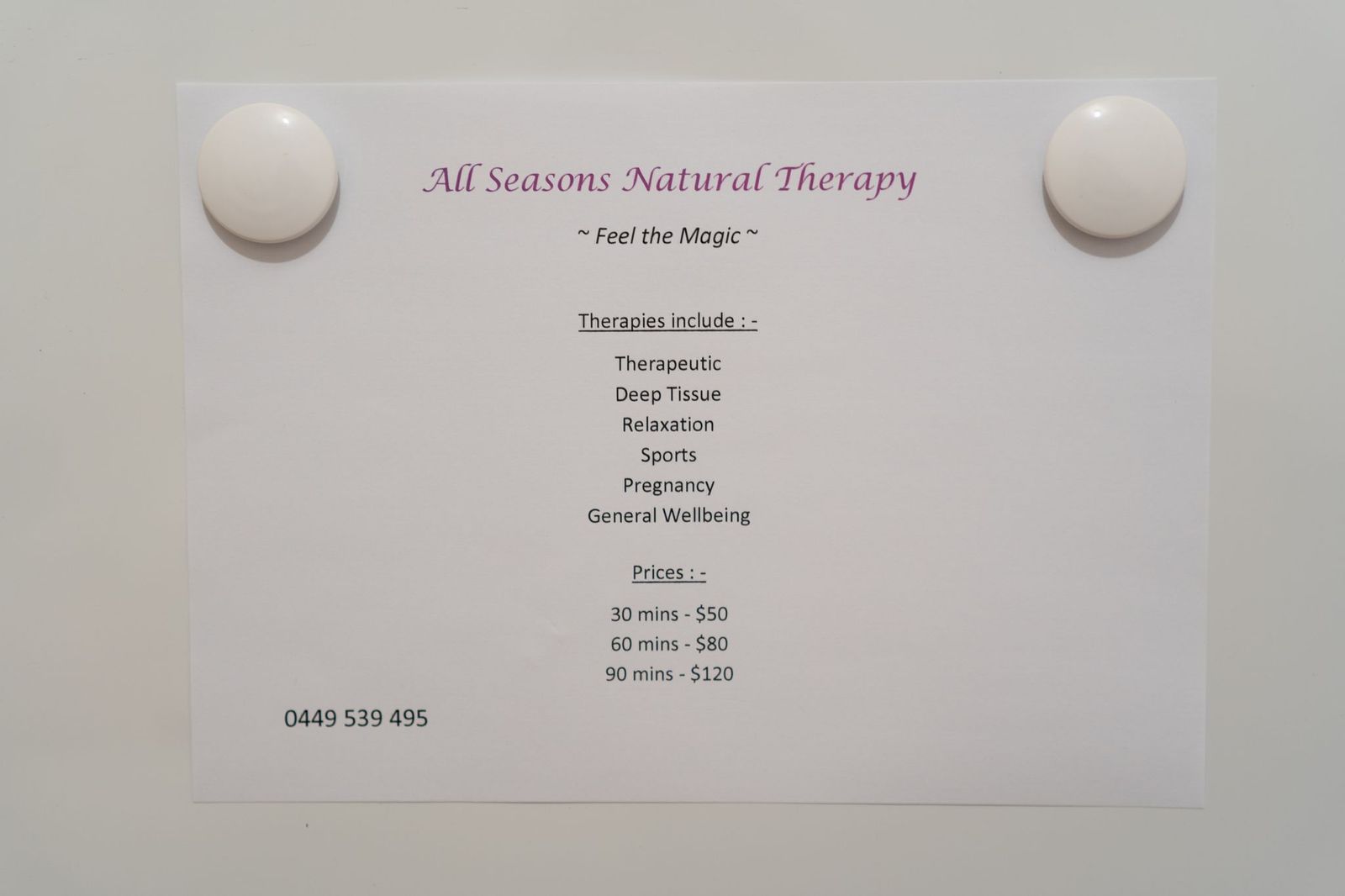 All Seasons Natural Therapy image 7
