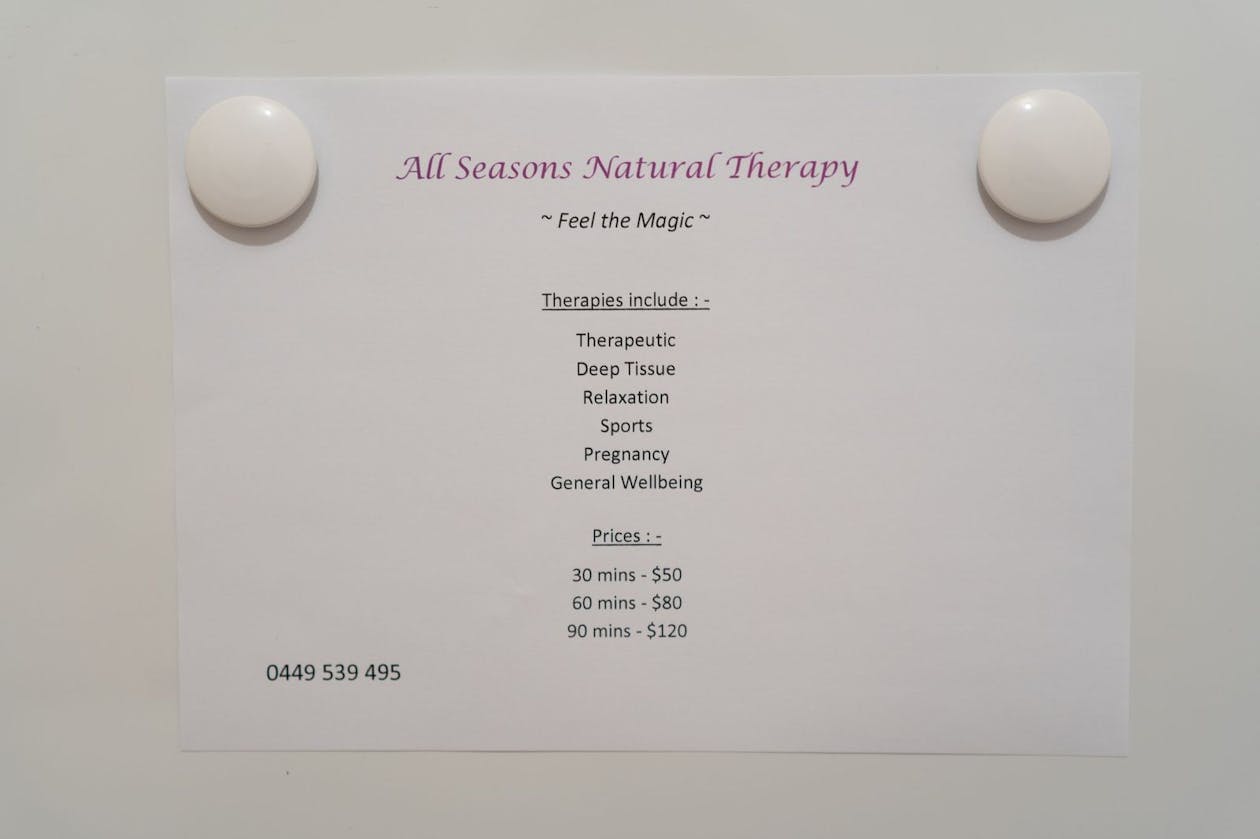 All Seasons Natural Therapy image 7
