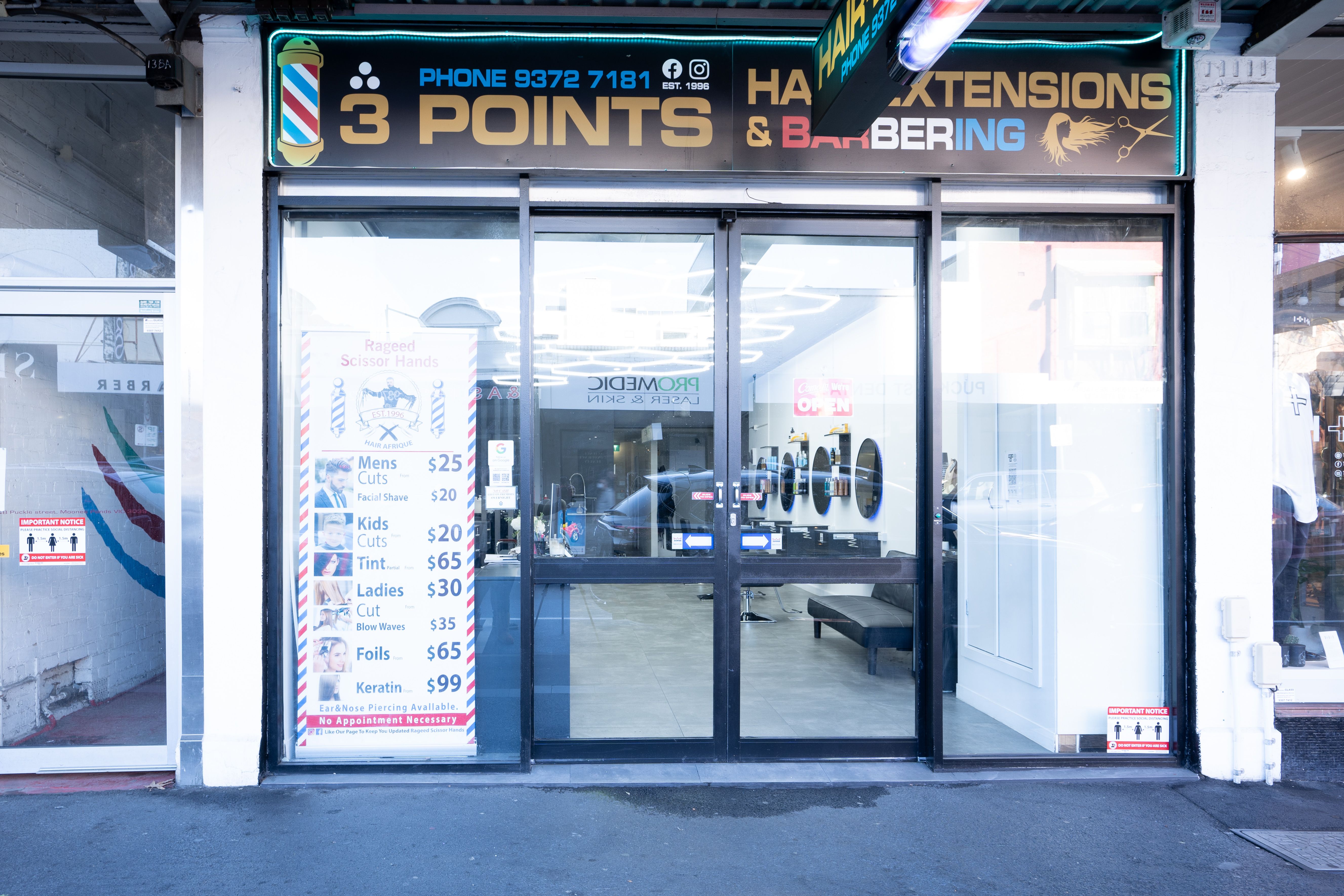 3 Points Hair Extensions and Barbering image 17