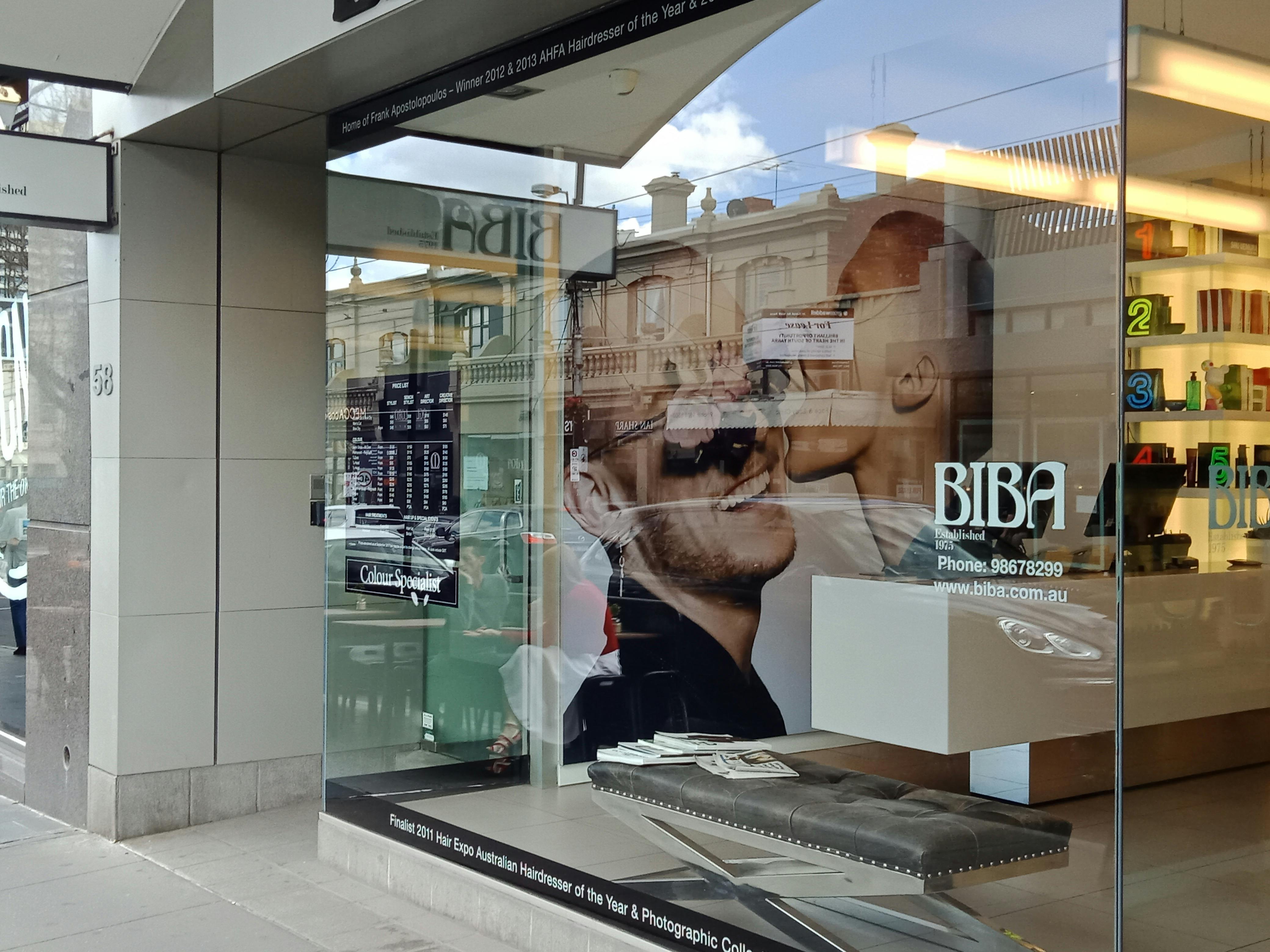 Biba South Yarra Haircut and Hairdressing Bookwell