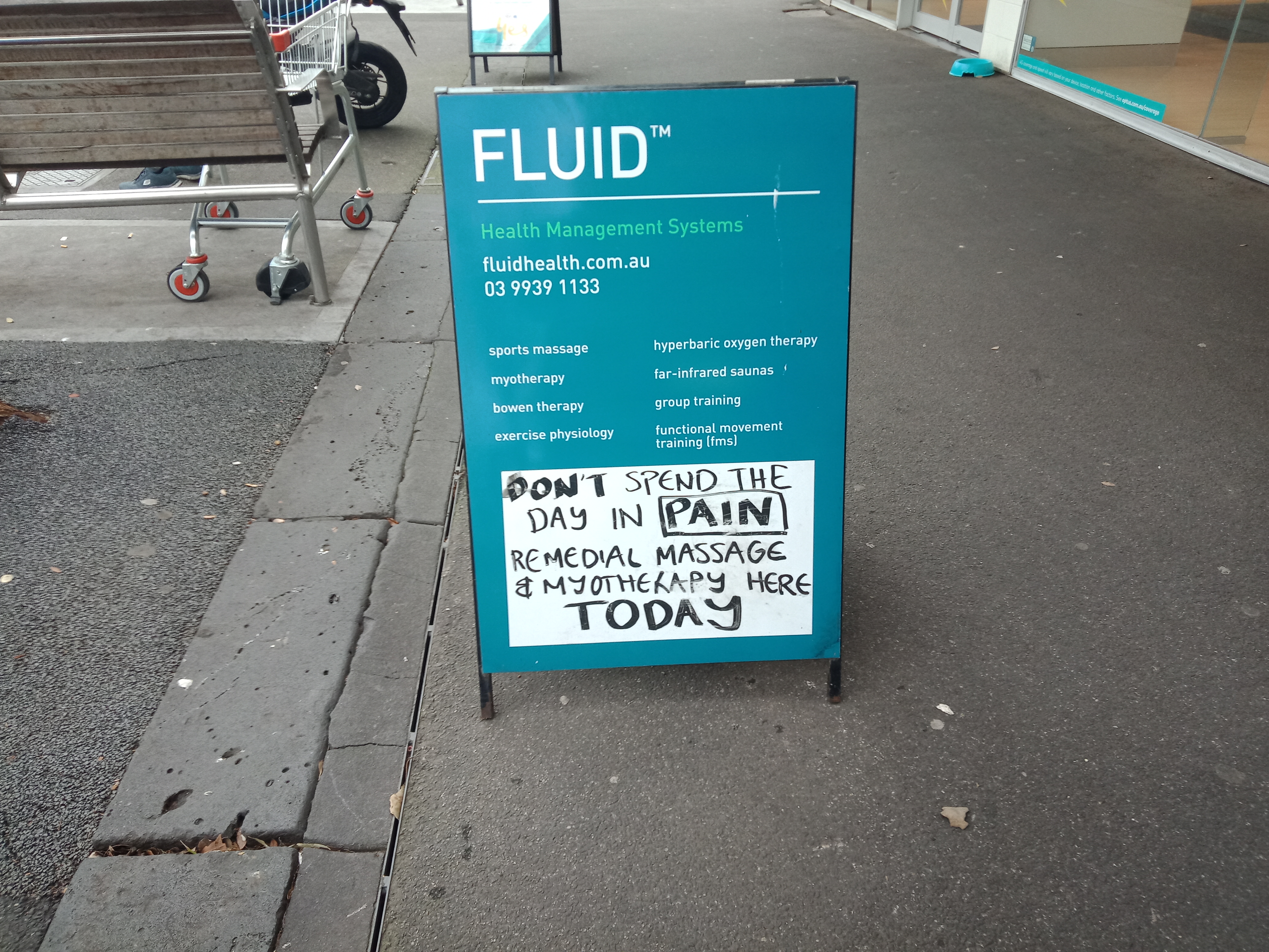 Fluid Health Management Systems Port Melbourne Massage Bookwell