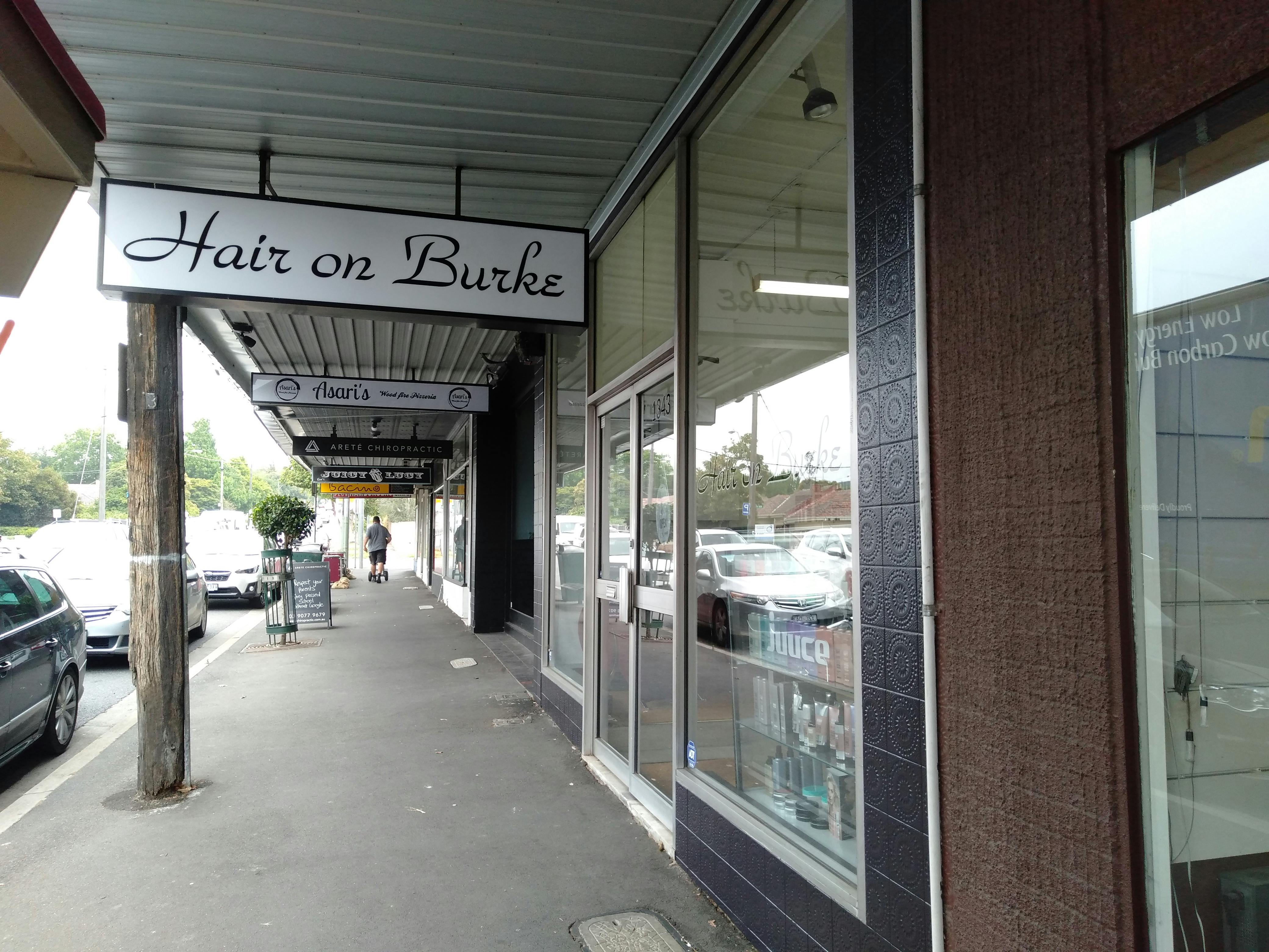 Hair on Burke Kew Haircut and Hairdressing Bookwell