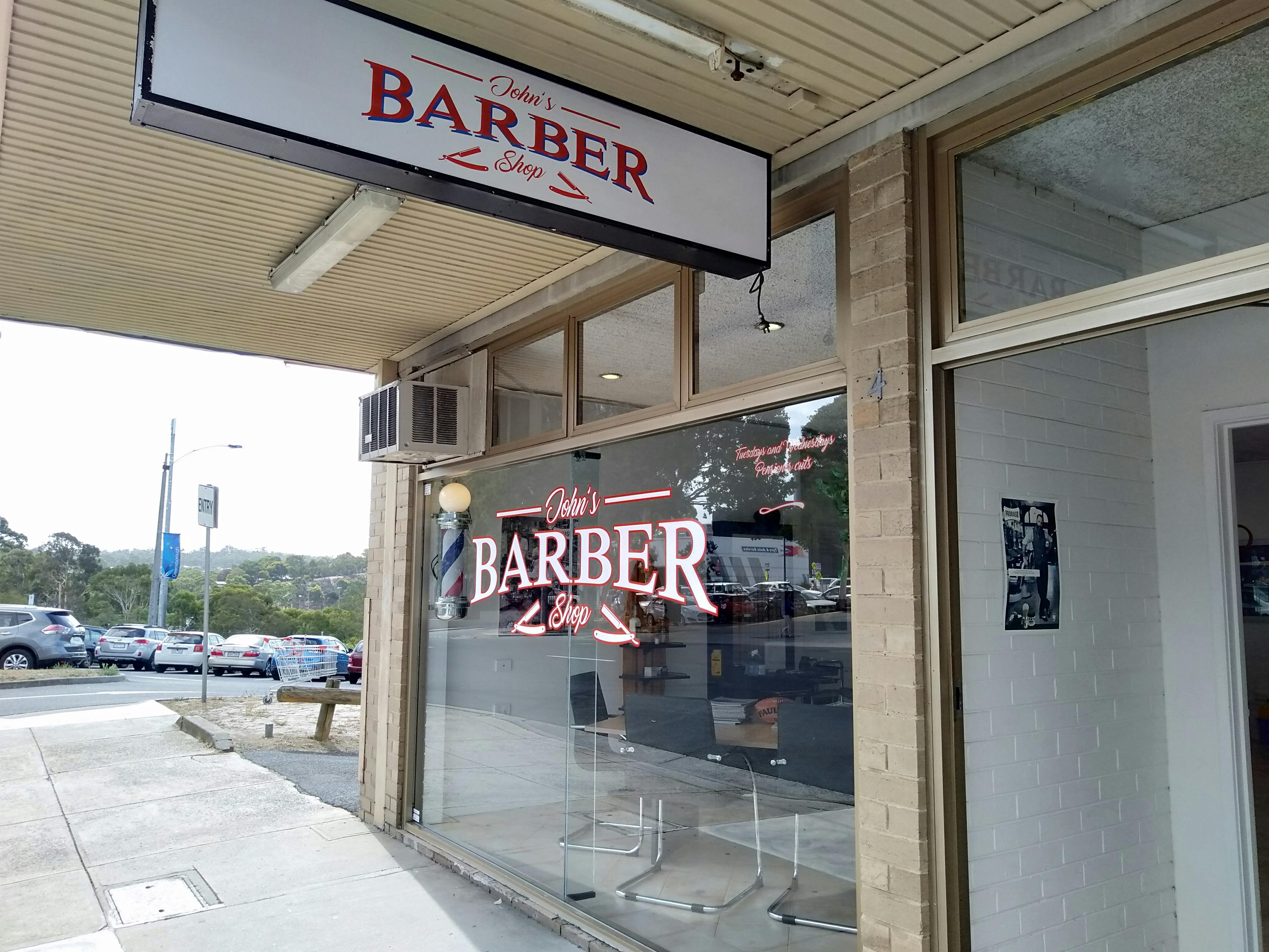 John's Barber Shop Greensborough Haircut and Hairdressing Barbers