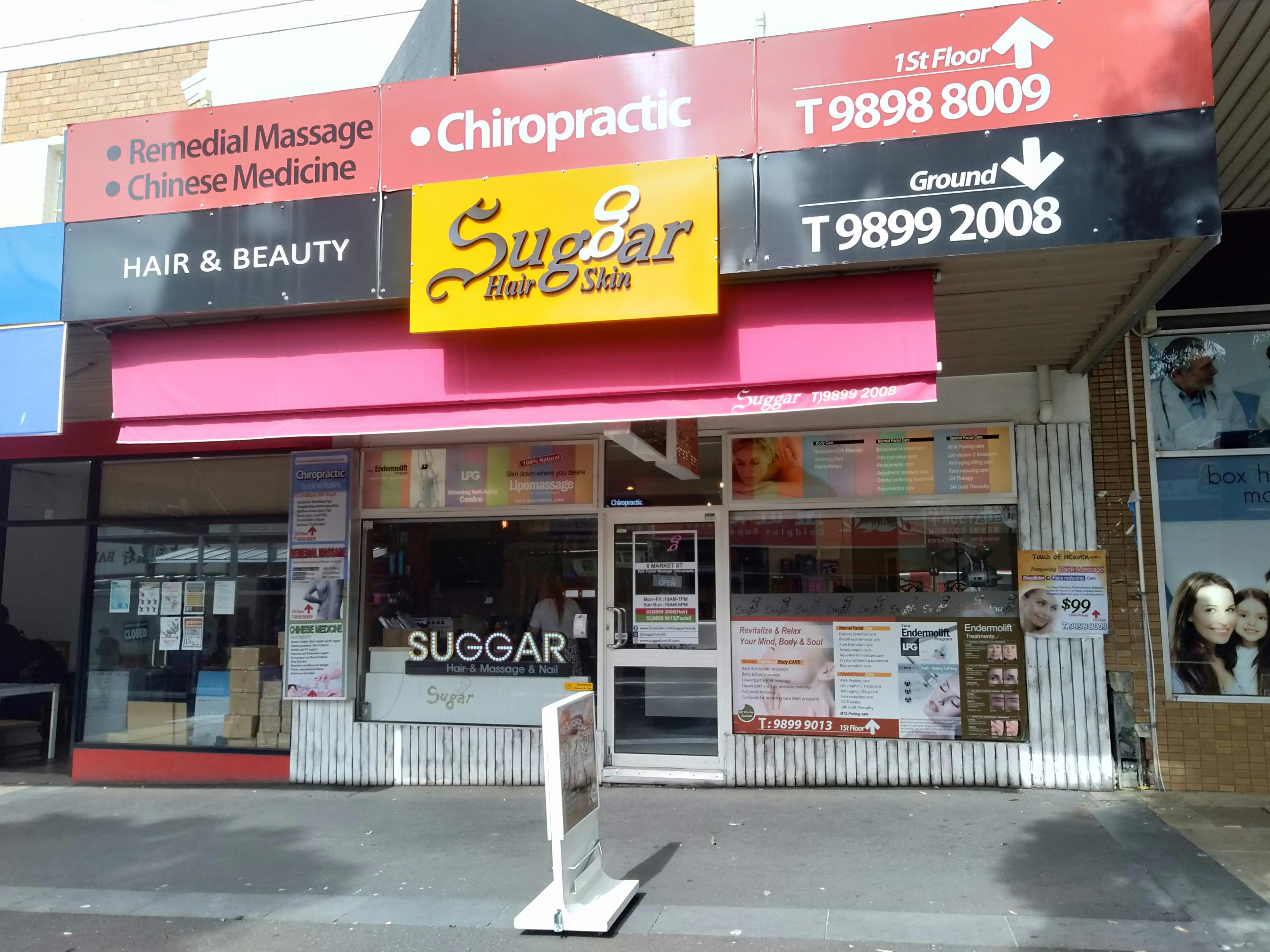 Suggar Hair & Beauty Box Hill Haircut and Hairdressing Bookwell