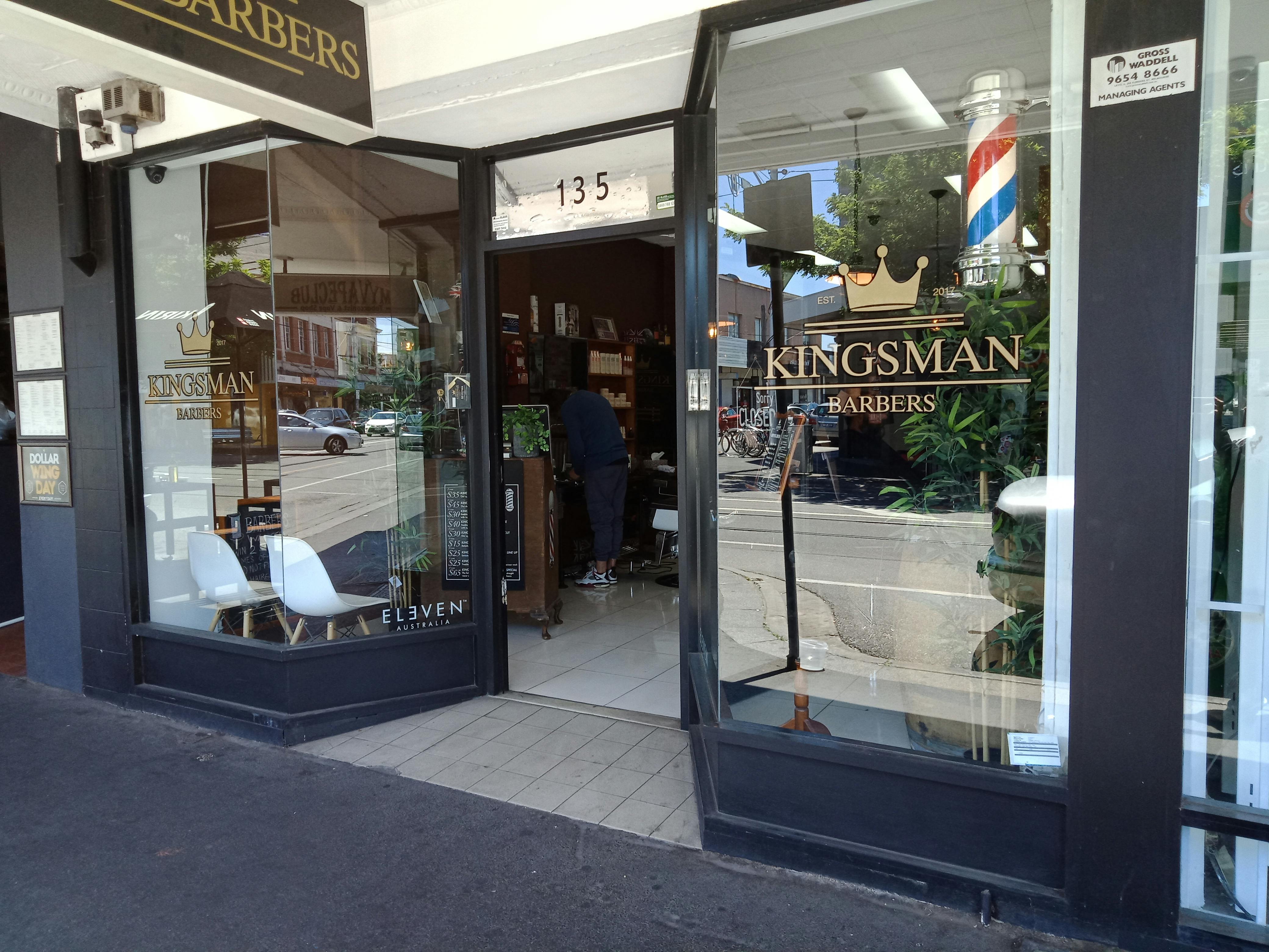 Kingsman Barbers Balaclava Haircut and Hairdressing Bookwell