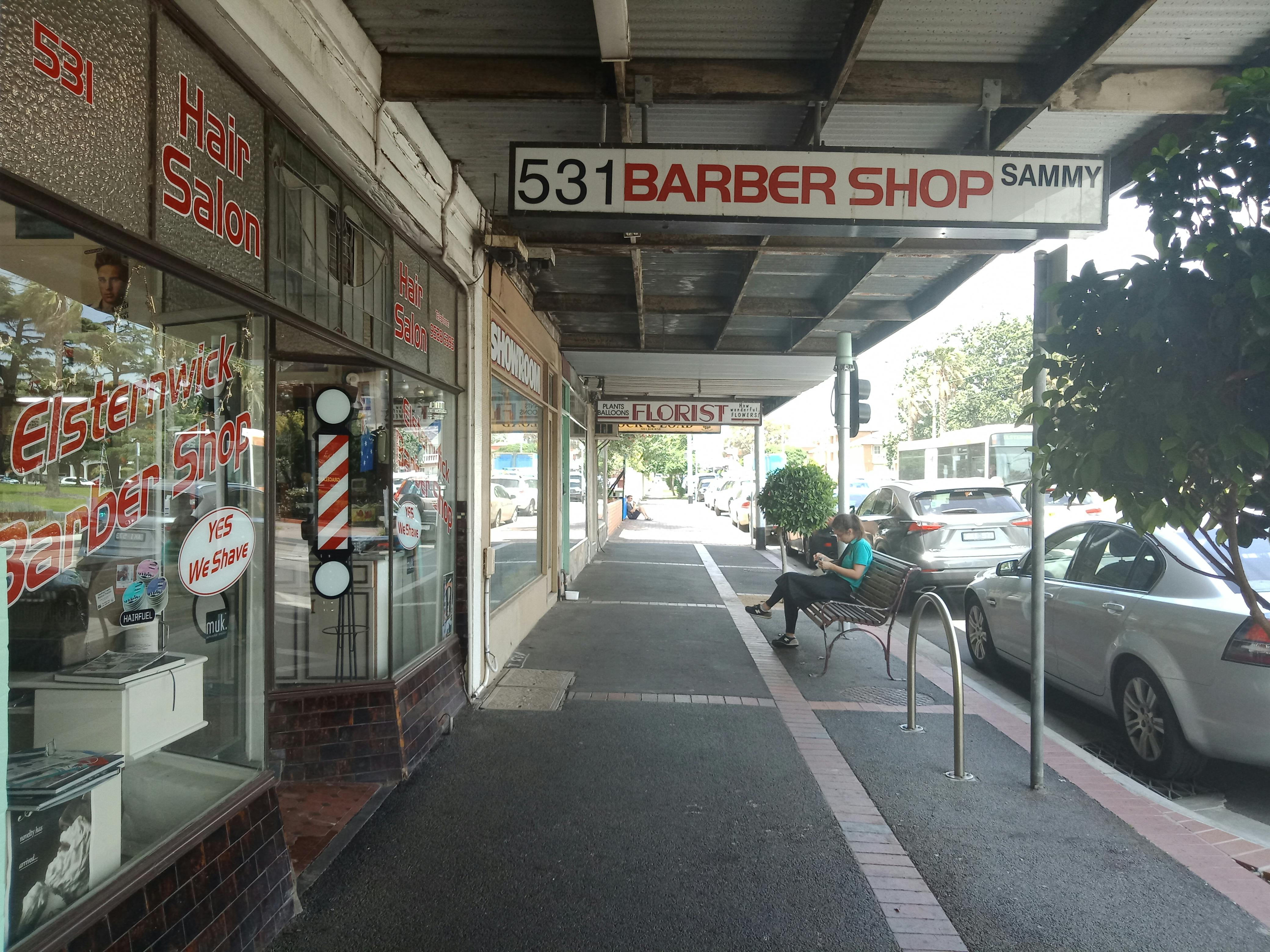Sammy Barber Shop Elsternwick Haircut and Hairdressing Bookwell