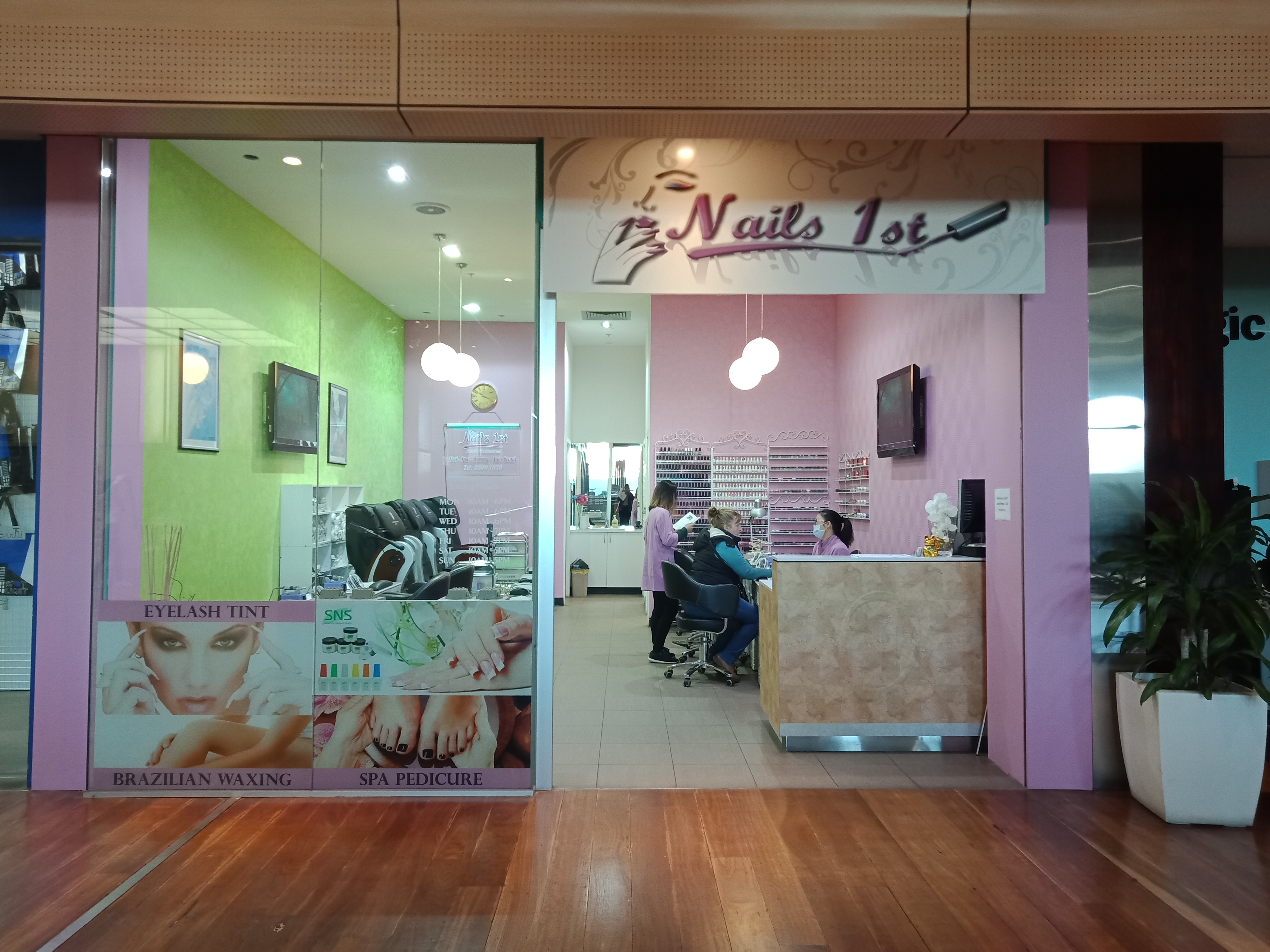 Nails 1st South Melbourne Waxing and Hair removal Bookwell